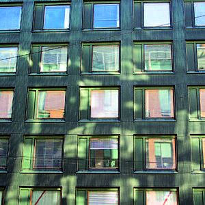 Ansicht einer Fassade mit Fenster