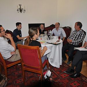 Arbeitsgruppe beim 4. Smart City Round Table Brunch