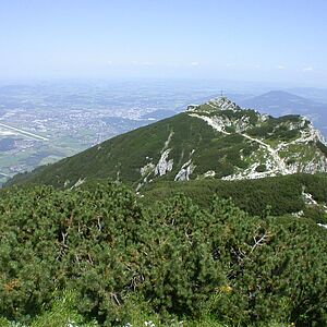 Der Blick vom Untersberg aus