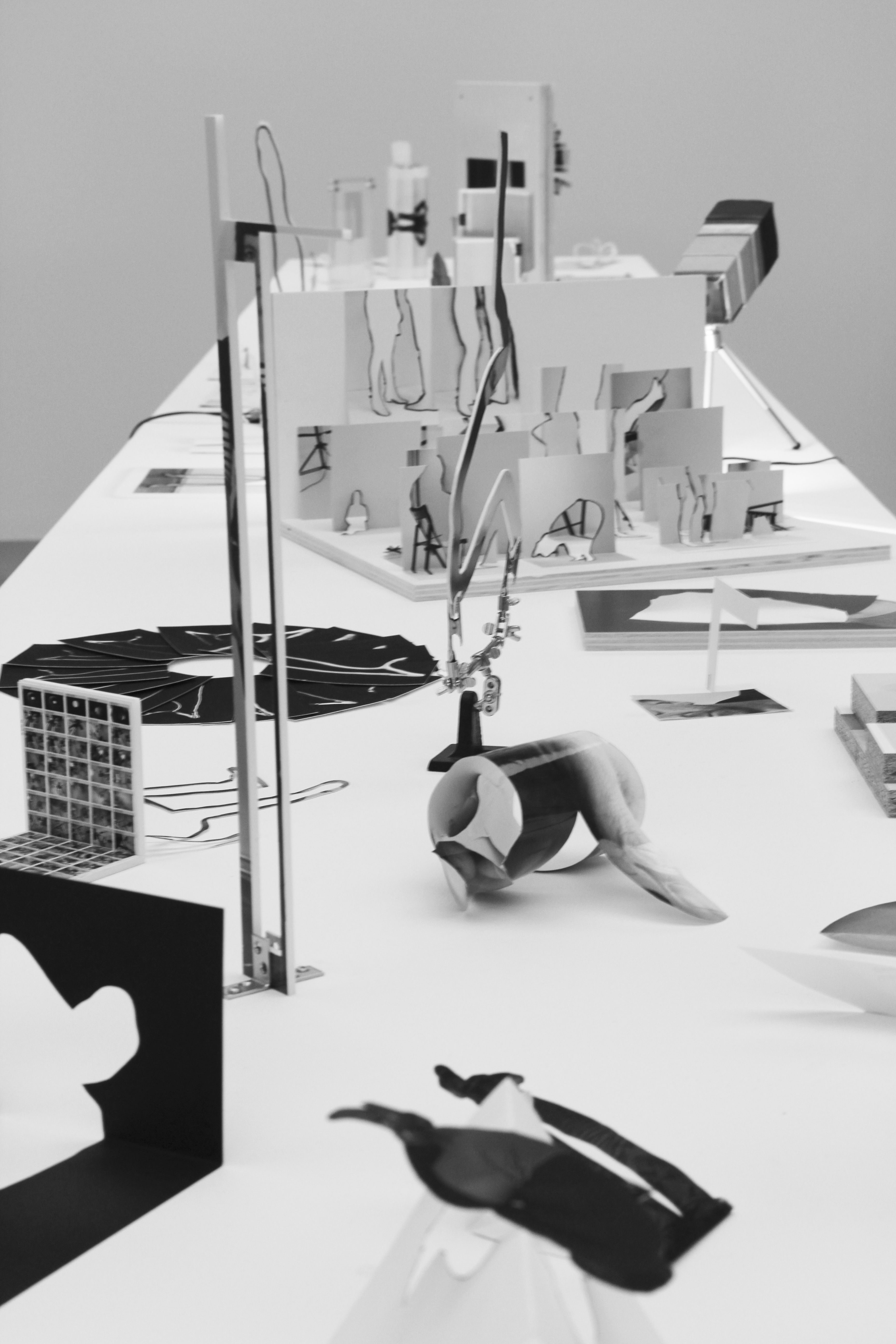 Die Ausstellungsansicht der Fotoinstallation MdM in Salzburg von Franz Bergmüller aus 2018.