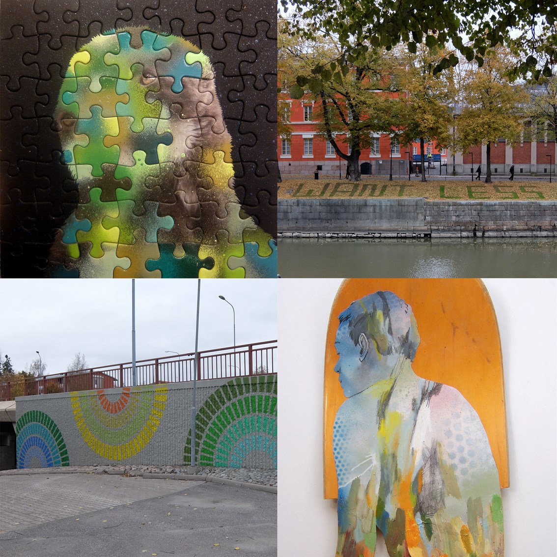 Compilation of different works of art