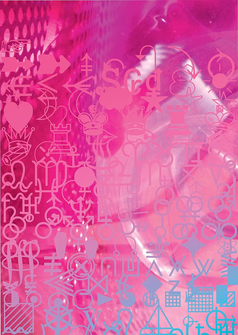 pink/magic/candy/gem abstraktes Bild in pink