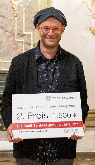 David Gross Foto des Zweitplatzierten im Marmorsaal des Schlosses Mirabell