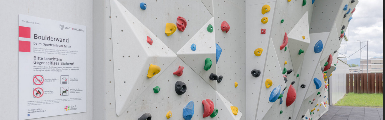 Boulderwand Sportzentrum Mitte