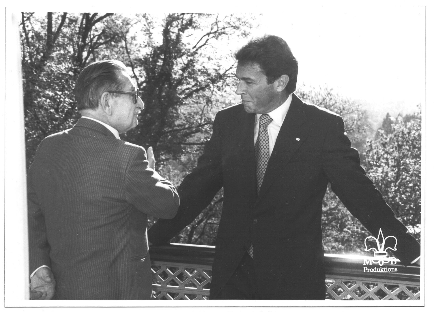 Marko M. Feingold und Jörg Haider, 1997
