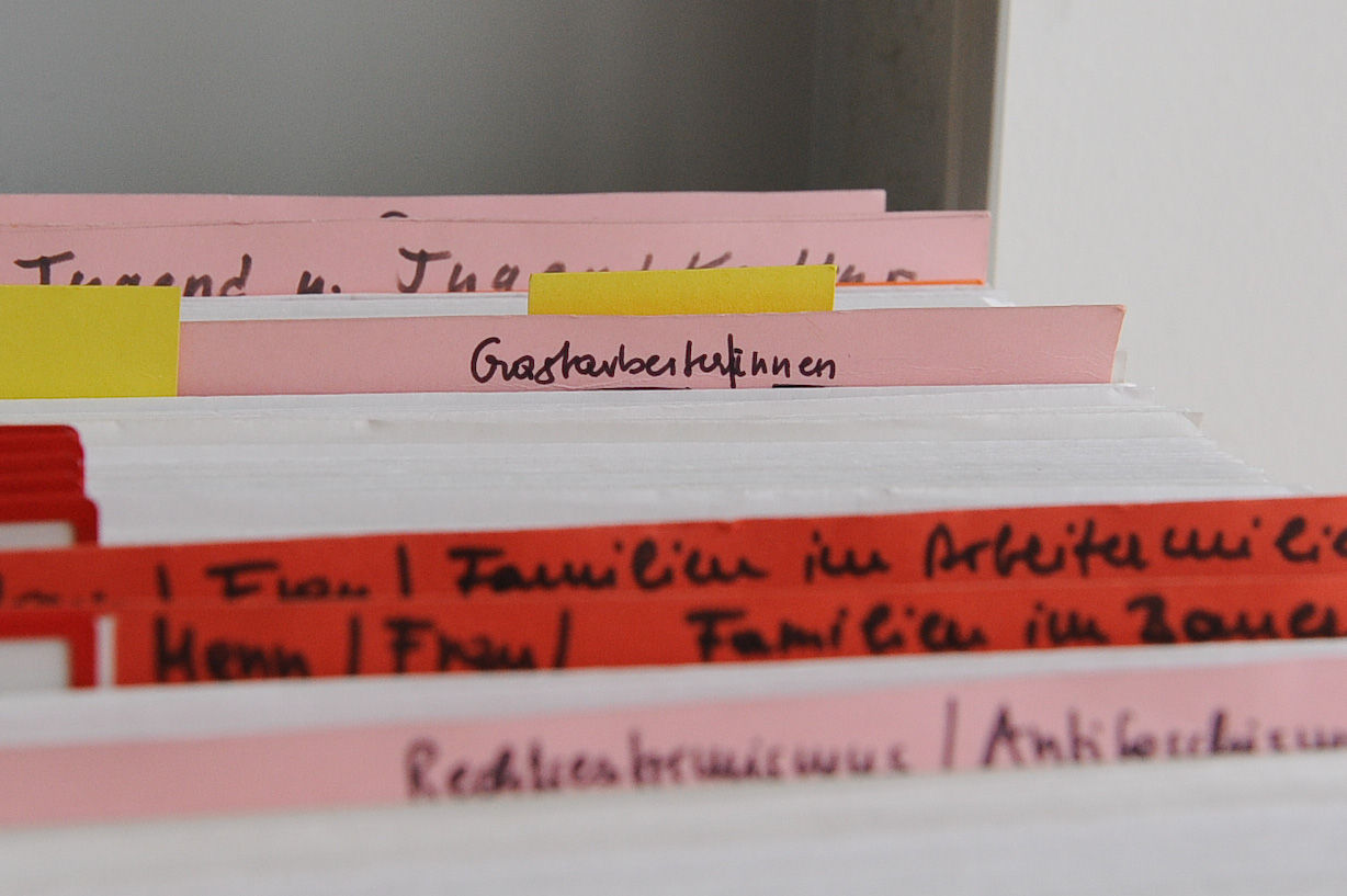 Karteikasten Steinocherfonds