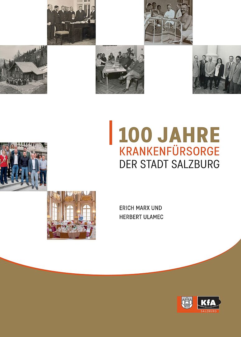 Buchcover 100 Jahre Krankenfürsorgeanstalt Salzburg