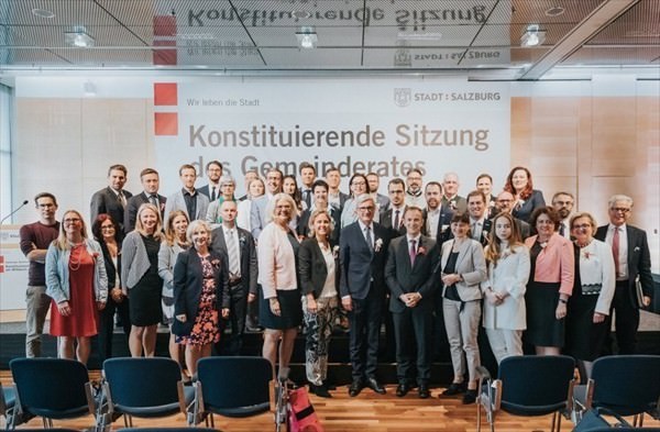 Angelobung des Gemeinderates im Jahre 2019