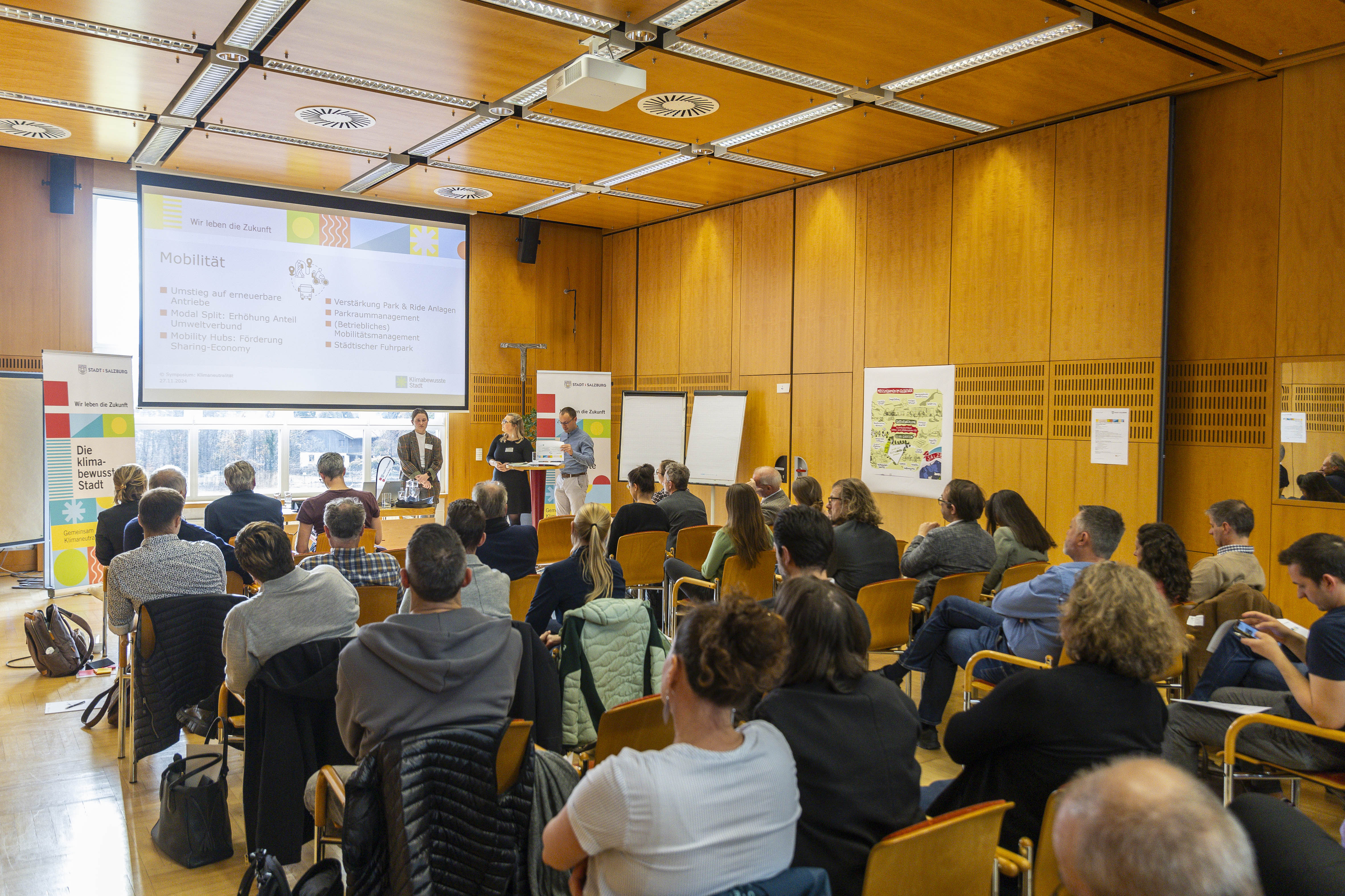 Rund 50 Expert:innen diskutierten beim Symposium "Gemeinsam zur Klimaneutralität".