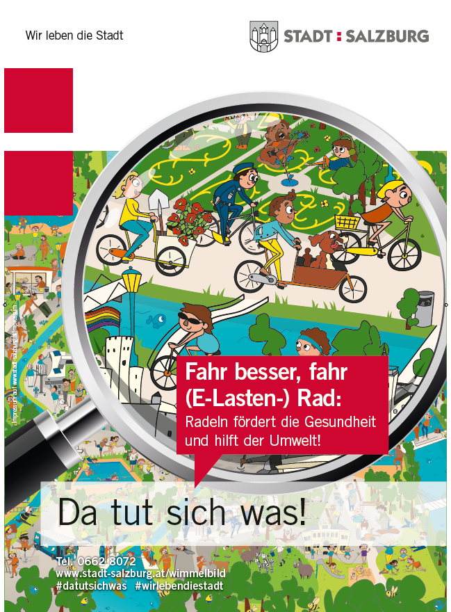 Wimmelbild "Fahr besser, fahr Rad"