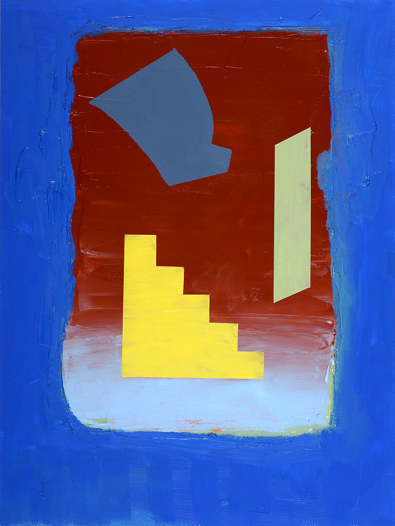 Philip Paulus, Untitled, Öl auf Malpappe, 48 x 36 cm, 2022